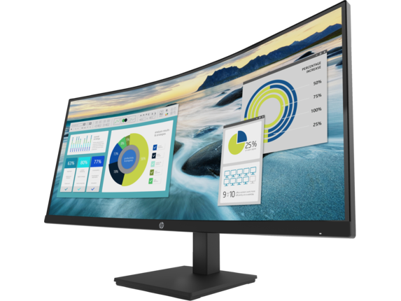 HP P34hc G4 86.36 cm (34) WQHD USB-C Curved Monitor - 21Y56AA - Image 3