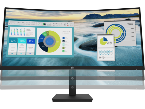HP P34hc G4 86.36 cm (34) WQHD USB-C Curved Monitor - 21Y56AA
